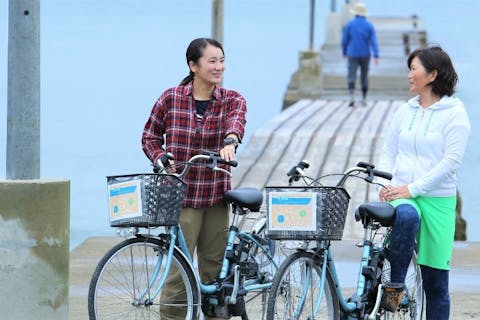 【千葉・南房総・レンタサイクル】《 in 富浦 》電動アシスト付自転車レンタル（最大7時間半）
