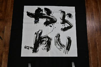 Osaka castle】Learning Bushido & Zen at Samurai Calligraphy