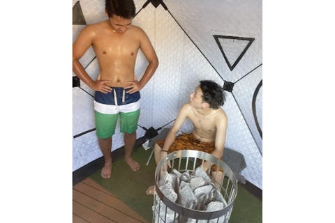 【山梨・富士河口湖】富士山を感じる♪気軽に手ぶらでプライベートアウトドアサウナ