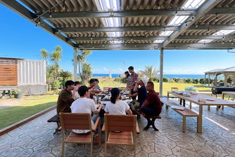 【千葉・南房総・BBQ】《3時間》海の絶景を見ながらBBQ♪日帰りで自然を感じて開放的にバーベキューを堪能できる！（食材持ち込み・駐車場有）