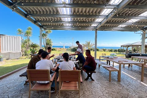 【千葉・南房総・BBQ】《5時間》海の絶景を見ながら本格炭火BBQ！日帰りで自然を感じて開放的にバーベキューを堪能できる！（食材持ち込み・駐車場有）