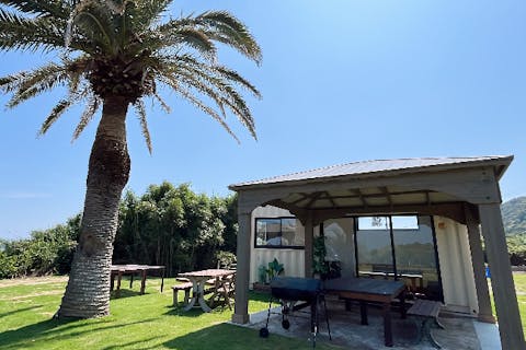 【千葉・南房総・BBQ】《5時間》海の絶景を見ながら食材を持ち込んで日帰りで本格炭火BBQ！コンテナハウス(休憩所)・プール貸し出しオプション可