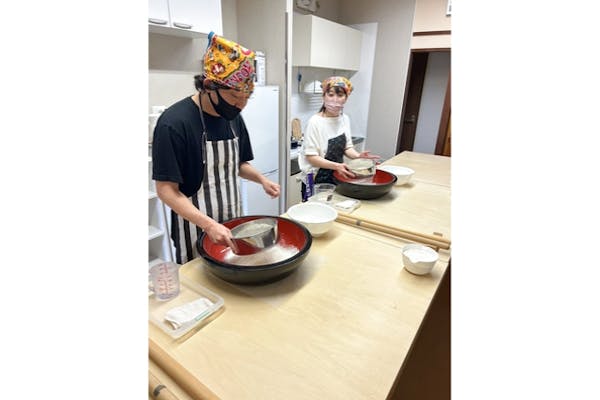 蕎麦打ち体験セット 大阪・天満・そば打ち体験】初めての方でも必ず完成！おいしい