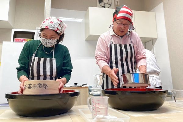 蕎麦打ち体験セット 大阪・天満・そば打ち体験】初めての方でも必ず完成！おいしい
