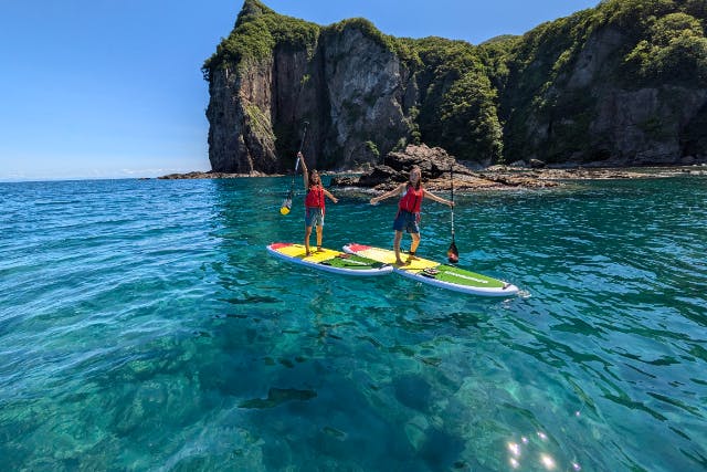 【北海道・余市・SUP体験】＜積丹エリア＞青の洞窟SUP体験ツアー！＜GOPRO11で撮影した写真プレゼント！＞