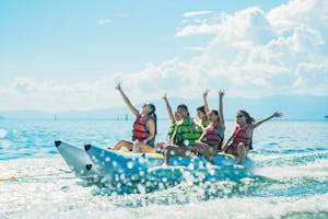 滋賀・米原・バナナボート】＜琵琶湖＞日本一の湖を満喫し放題の大人気