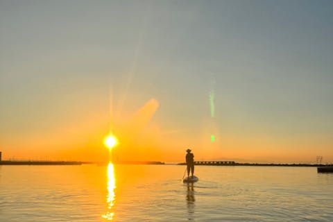 【大阪・淡輪・SUP】Let's Enjoy！気軽に始めてみましょう！ 年配の方からお子様、ワンちゃんご家族様で一緒に楽しめるSUP体験！