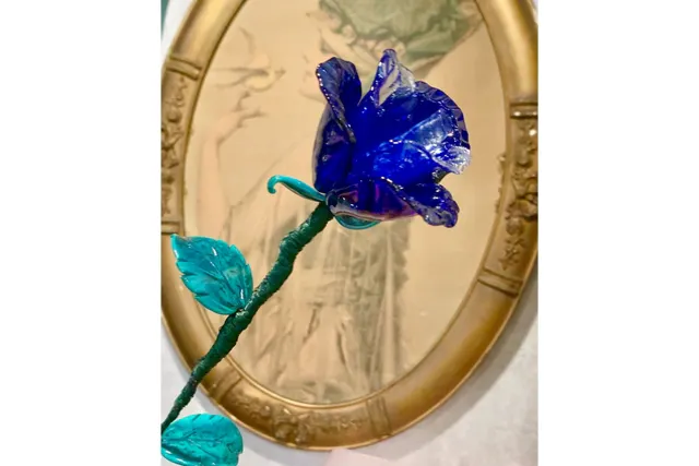 【ひかり様ご予約分】薔薇ヴェネチアンガラス 東京・台東・ガラス工芸】<ヴェネチアン・ローズプラン>自分だけの