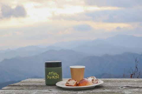 【島根・大田・日の出鑑賞＆朝食】天空の朝ごはん（パン・スープ・コーヒー）