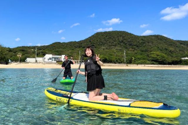 《Ｇプラン》【奄美SUP体験】赤尾木湾で楽しむ冬のSUPツアー！（写真撮影プレゼント!!）