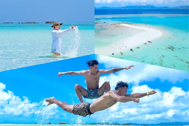 ANA誌掲載【幻の島上陸★ドローン撮影無料】0歳〜90歳参加★奇跡の島が貸切！？家族好評★当日予約★シュノーケル込み♪シャワー完備／無料多数