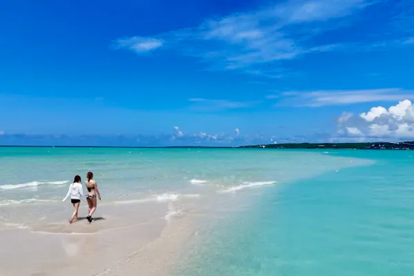 沖縄・宮古島・ドローン撮影】マリンジェットで行くユニの浜＜幻の島