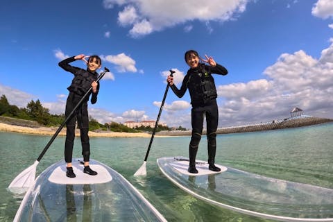 【沖縄・宮古島】新掲載SALE中！シギラリゾート近く！ウミガメシュノーケリングの後にSUP体験♪家族、友達、カップルにオススメ！