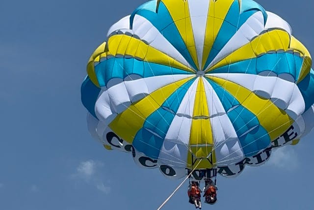 ふるさと納税 沖縄県 宜野湾市 サウンドパラセーリングレギュラープランペアチケット 沖縄のパラセーリング楽天トラベル 観光体験(150件)