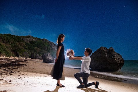【沖縄・うるま市・星空フォト】星空photoと宙さんぽin 伊計島or海中道路or浜比嘉／参加者毎に星達をバックに撮影／サプライズにも当日予約OK☆彡２０２６スタートダッシュ特別割引中！！
