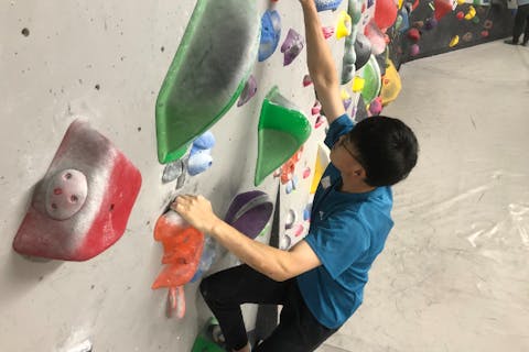 【東京・新橋・ボルダリング】平日13時まで利用OK！お手頃＆気軽にボルダリング