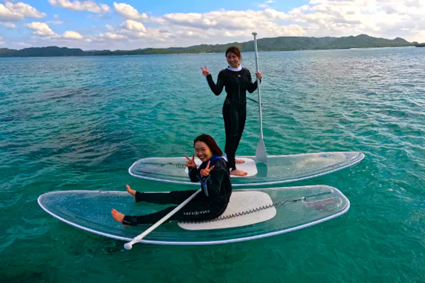 鹿児島・奄美大島・SUP】当日予約OK・クリアSUP・60分・撮影データ無料