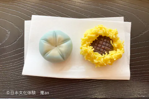 【愛知・名古屋・和菓子作り】お抹茶と和菓子作り体験をしよう！練り切り和菓子（2個）