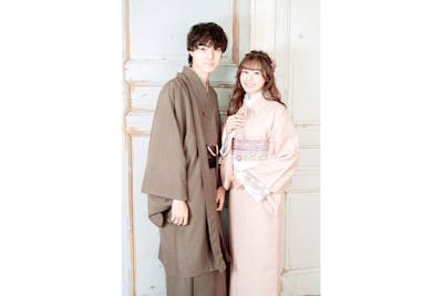 アンティーク紫芍薬に菊柄振袖 - きもの六花（ricca） | 大阪市