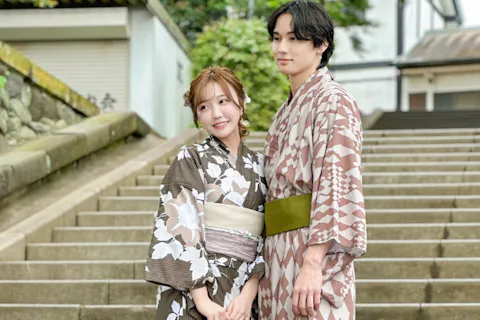 【横浜・浴衣レンタル】好きなグレードから選べる＆ヘアセット付で4,950円！！最大5,500円分お得な女性学割プラン☆