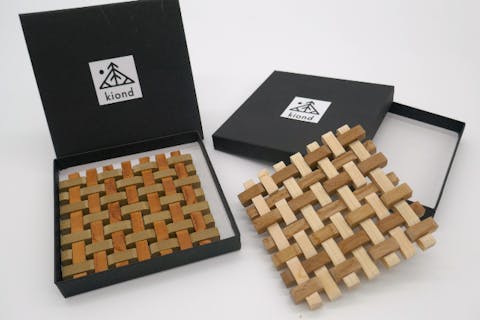 【広島・木工教室】伝統工芸　組子のコースター