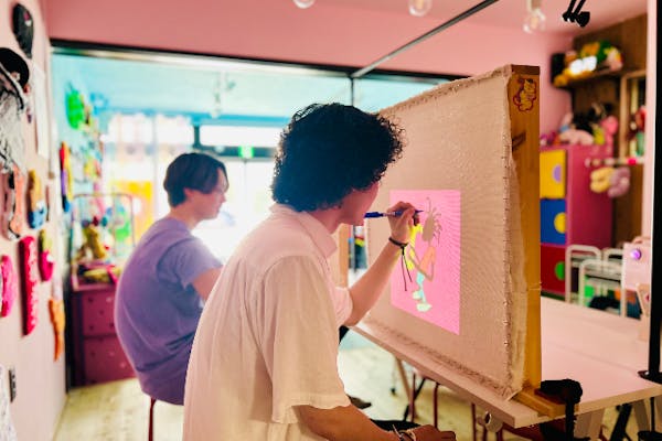 大阪・阿倍野・オリジナルラグ作り】30センチ×30センチ タフティング