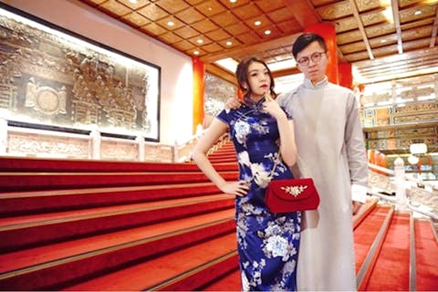 【台湾・台北・ガイドツアー】チャイナドレスで貴婦人気分ツアーin有名な圓山ホテル(平日限定)の画像を表示しています