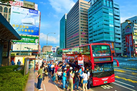【台湾・台北・観光名所】台北オープントップバス24時間乗車券の画像を表示しています