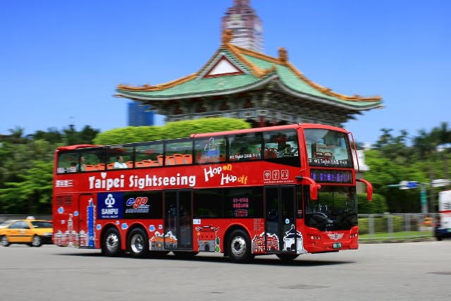 【台湾・台北・観光名所】台北オープントップバス二日乗車券