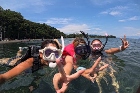 【静岡・今井浜・菖蒲沢・シュノーケリング】＜7月～9月期間限定＞東伊豆リゾート地／シュノーケル体験！初心者・ファミリー大歓迎！！写真データ無料プレゼント！