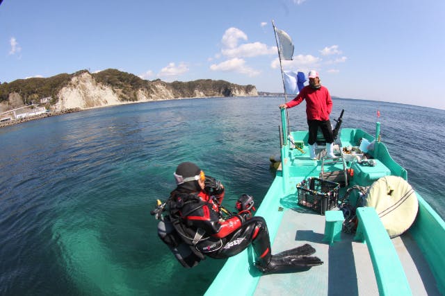 【千葉・勝浦・ライセンスカード所持者限定】2プチボート新浜ファンダァイブ　初心者からOK