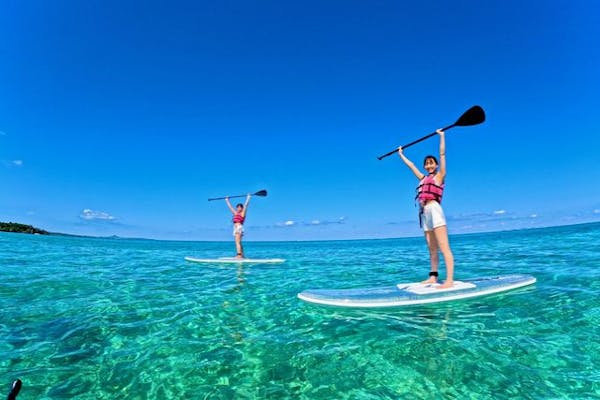沖縄・今帰仁・カヤックorサップ・ジャングリア・美ら海水族館・古宇利