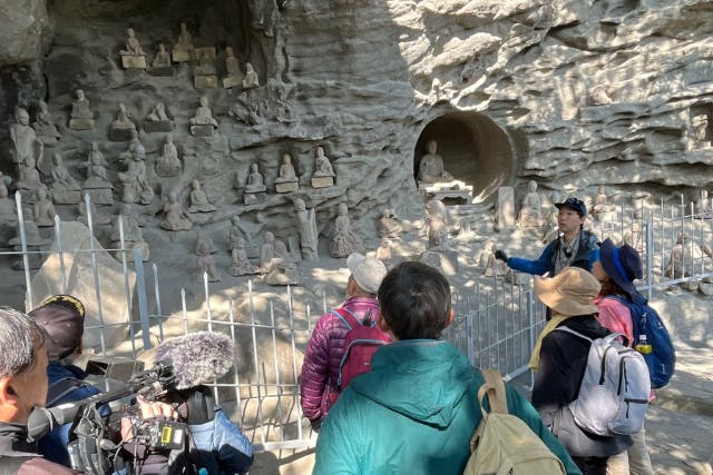 【千葉・鋸山・ウォーキング】登山道路ご利用でさくっと「江戸時代のテーマパーク・日本寺」ツアー