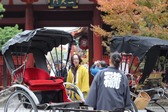 【たっぷり満喫120分】★10周年記念割★人力車観光120分から俥夫と相談してコースを決められます☆東京人力車