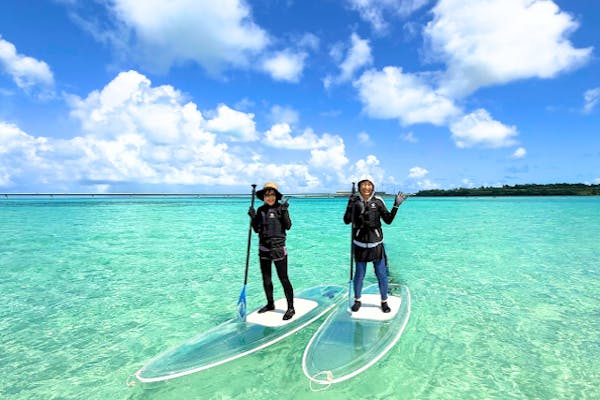 沖縄・宮古島・SUP】貸切クリアサップツアー＜プライベートビーチ