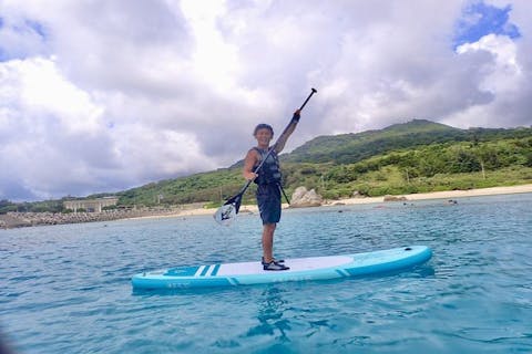 【沖縄・本部町・SUP】完全貸切SUPツアー！ご家族・友達・カップルにおすすめ！写真・動画無料プレゼント枚数制限なし！