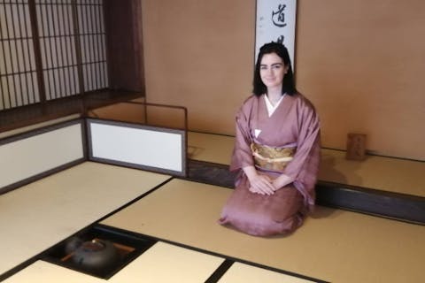 【石川・金沢・茶道教室】＜着物レンタル込み＞着物で茶の湯と和しぐさ体験「1名貸切」プラン