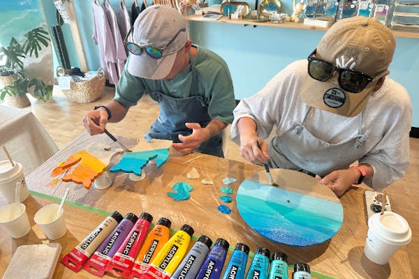 石垣島/レジンアート体験】レジンアートで「オリジナル掛け時計