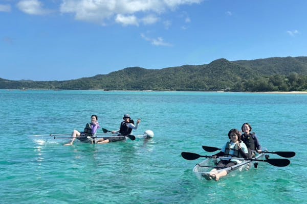 奄美大島】【当日予約可】【60分】クリアカヤック！撮影データ無料