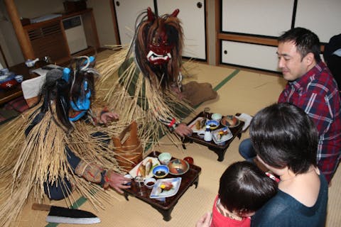 【秋田・伝統行事・日帰りプラン】男鹿のナマハゲ行事を体験する！ 「男鹿で最もプレミアムな体験を！！〈現地集合解散コース〉