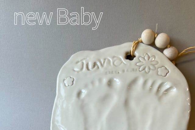 【2025年1月Open_鎌倉・陶芸体験】型取り体験-赤ちゃんの手形・足形等