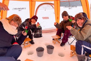 北海道・南富良野】氷上ワカサギ釣り・1DAYコース【 現地集合プラン