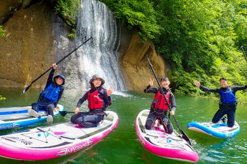 【アソビュー掲載記念割引中!!】【宮城/仙台】大倉ダムSUP・絶景ツーリングツアー/女性やカップルに大人気のアウトドアスポーツです！