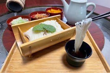 冬の流しそうめん体験+お土産・お食事・ご入浴共通券付】真冬に楽しむ