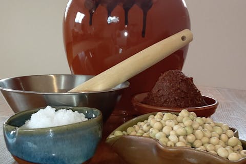 【秋田・仙北・保存食】無農薬大豆使用！みそ仕込み体験