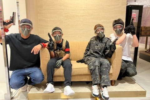 【大阪・サバイバルゲーム】心斎橋駅直結！初心者3時間パック(レンタル込み＆BB弾無料！)