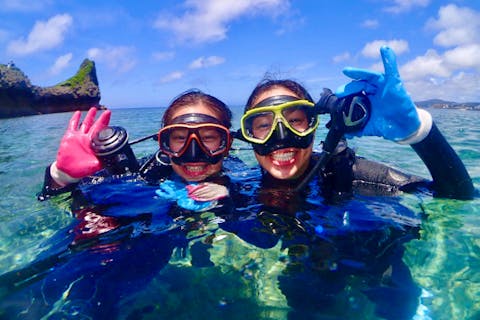 【沖縄・ダイビングライセンス・PADIオープンウォーターダイバー】圧倒的なコスパを実現！大人気GoPro写真＆動画無料！