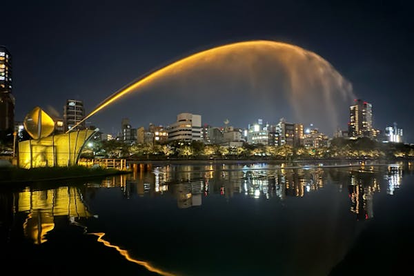 絶景夜景とウォーターショーが楽しめる！】夜の水上さんぽツアー中之島