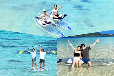 川平クリアサップorサップ・無料ドローン動画・写真撮影一眼レフビーチフォト・GOPROレンタル有