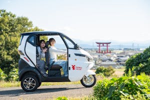 新潟県・弥彦村・体験】家族、友達、カップルと！ 3人乗りの電動